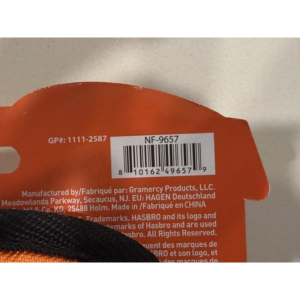 Nerf Dog Crinkle & Squeak Dog Toy Ball Halloween Squeaky Nylon